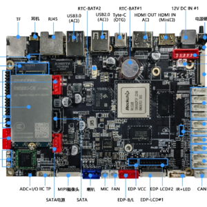 Rockchip RK3588 Octa-core Android LCD Controller Board - Android 11.0, RS232, RS485, USB 3.0, RJ45